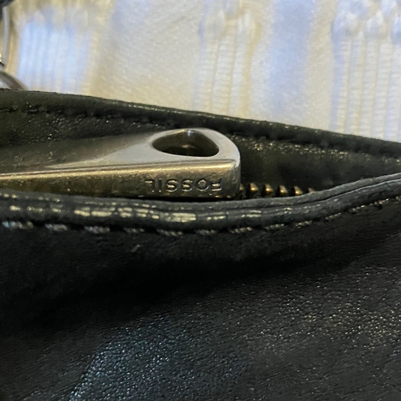 Fossil Black Leather Women's Bag Fifty Four - Picture 4 of 5